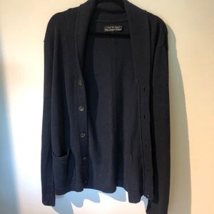 Rag & Bone Blue Cardigan, L
